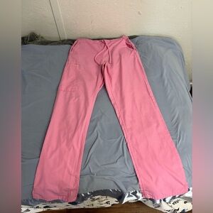 Pink scrub pants